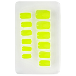 Neónovo žlté nechty